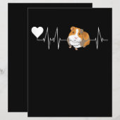 Guinea Pig Heartbeat Cute Cavy Gift (Front/Back)