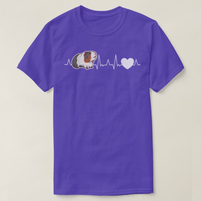 Guinea Pig Heartbeat  T-Shirt (Design Front)