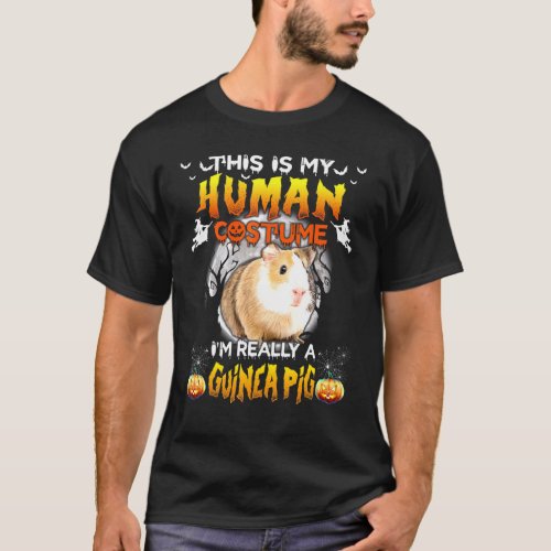Guinea Pig Im Really A Guinea Pig Halloween T_Shirt