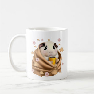 Guinea Pig In A Blanket, Autumn, Fall Guinea Pig  Coffee Mug