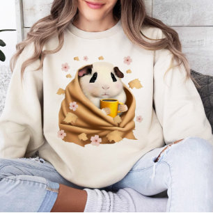Guinea Pig In A Blanket, Autumn, Fall Guinea Pig T-Shirt