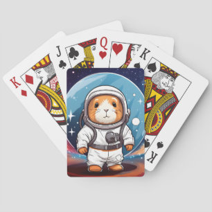 Guinea Pig in Space Poker Cards