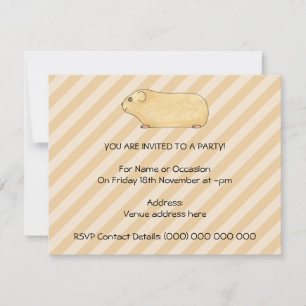 Guinea Pig. Invitation