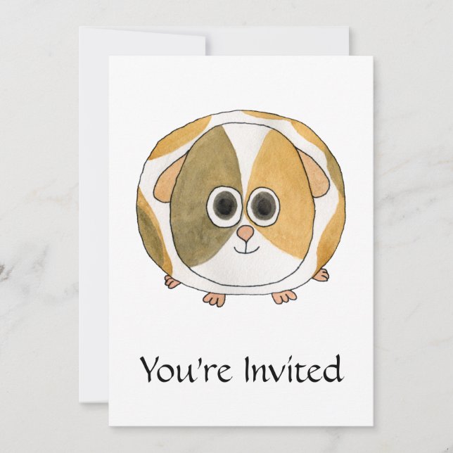 Guinea Pig. Invitation (Front)