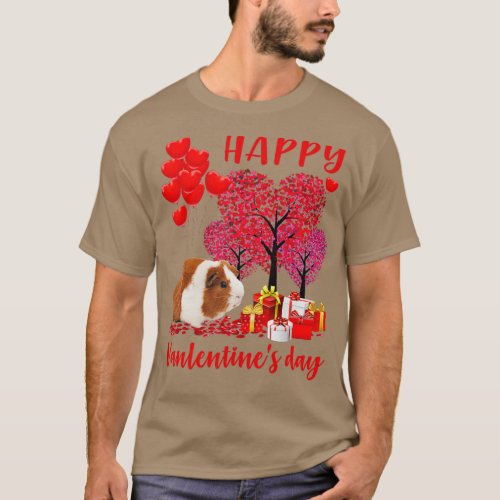 Guinea Pig Is My Valentine Funny Guinea Pig Day T_Shirt