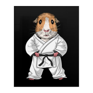 Guinea Pig Karate Acrylic Print