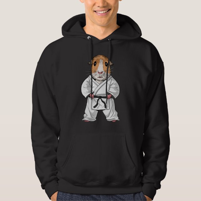 Guinea Pig Karate Hoodie (Front)