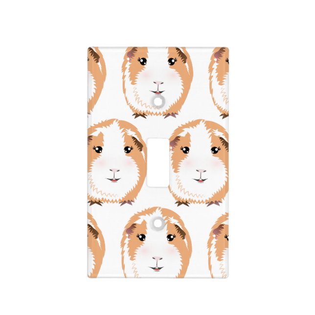 Guinea Pig Light Switch Cover (Front)