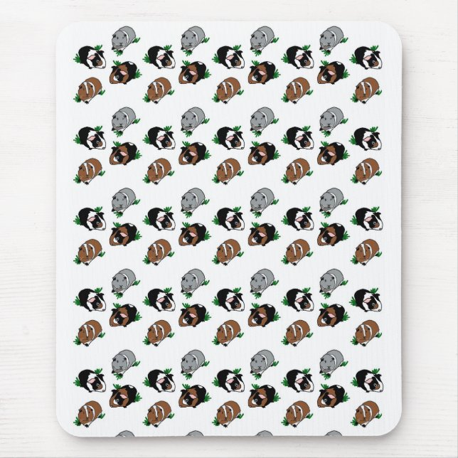 Guinea Pig line up Mouse Pad (Front)