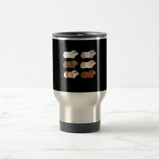 Guinea Pig | Love Guinea Pig Wheek Wheek Feed Me Travel Mug (Center)