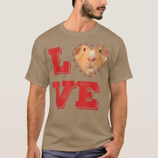 Guinea Pig Love Love Love Everyone Is Falling In L T-Shirt