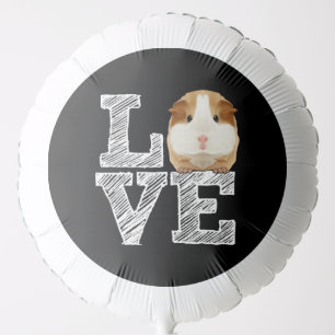 Guinea Pig Love Rodent Wheek Balloon