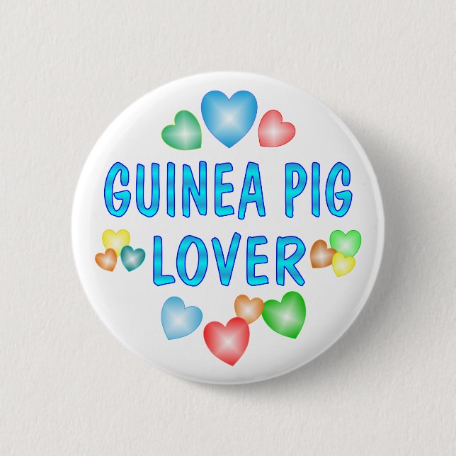 GUINEA PIG LOVER BUTTON (Front)