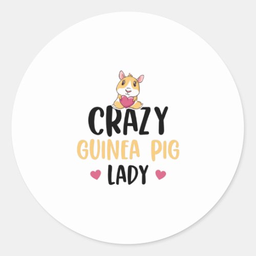 Guinea Pig Lover  Guinea Pigs Pets Pet Gift Idea Classic Round Sticker