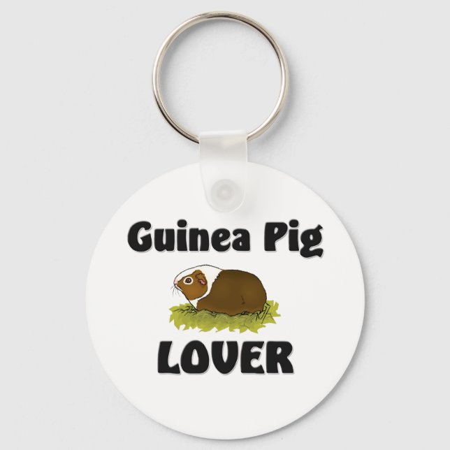 Guinea Pig Lover Keychain (Front)