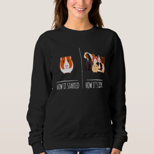 Guinea Pig Lovers Meme Pun Funny Pet Guinea Pig Sweatshirt