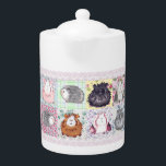 Guinea Pig Lover's Teapot<br><div class="desc">Sit and get uber relaxed and enjoy a spot of your favorite tea.. all while lovin' on your snuggle-buddy, piggie pal/s. You won't find THIS teapot at your friend's place, in your grandma's china cabinet, or on Amazon! But hey, anyone who loves guinea pigs is worthy of a teapot fit...</div>
