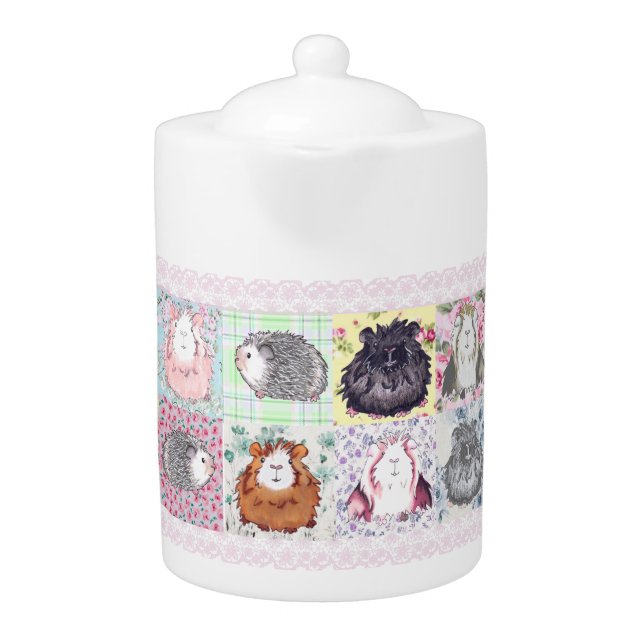 Guinea Pig Lover's Teapot (Front)