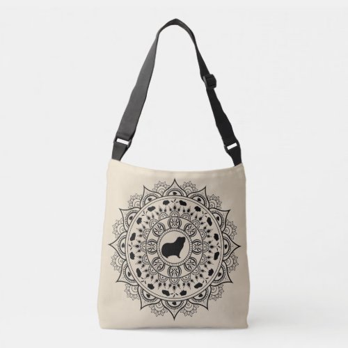 Guinea Pig Mandala Art Crossbody Bag