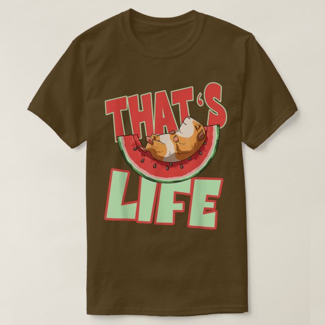 Guinea Pig Melon Melon Swing T-Shirt (Design Front)
