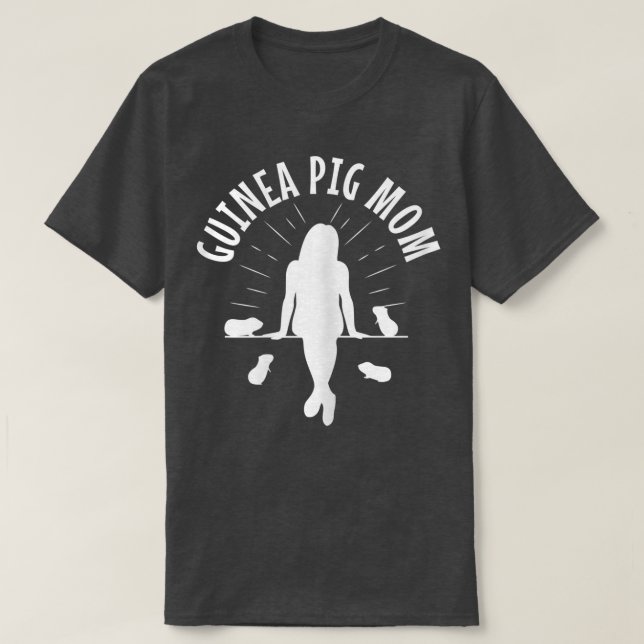 Guinea Pig Mom2224  T-Shirt (Design Front)