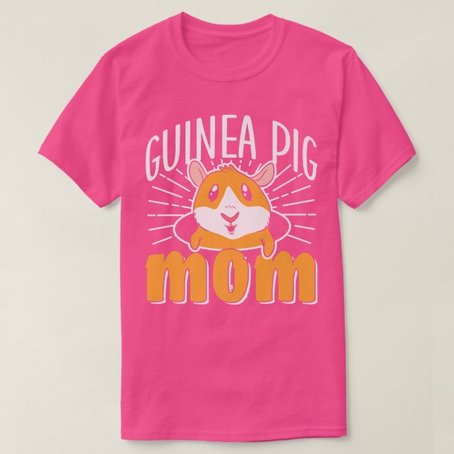 Guinea Pig Mom Animal Cute Lover Pet Premium  T-Shirt (Design Front)