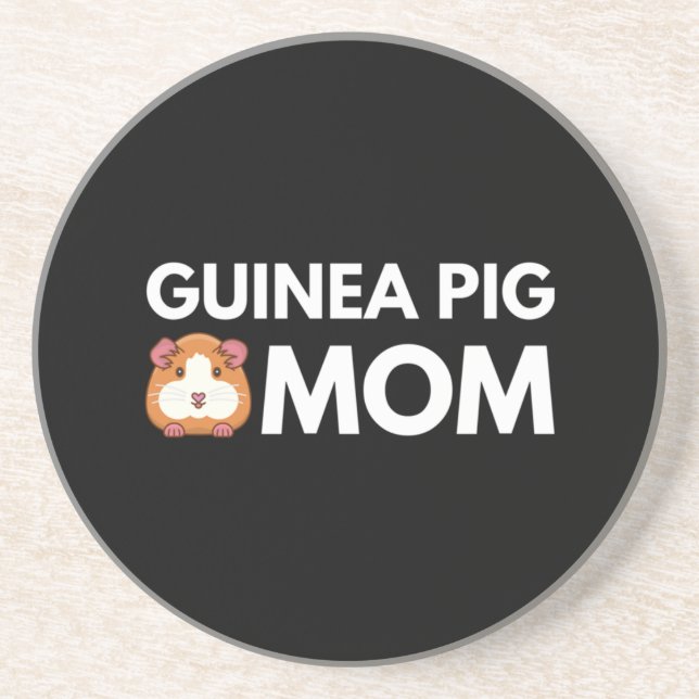 Guinea Pig Mom Coaster (Front)
