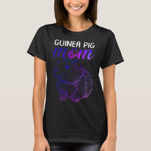 Guinea Pig Mom Cute Furry Potato Cavy Guinea Mom M T_Shirt