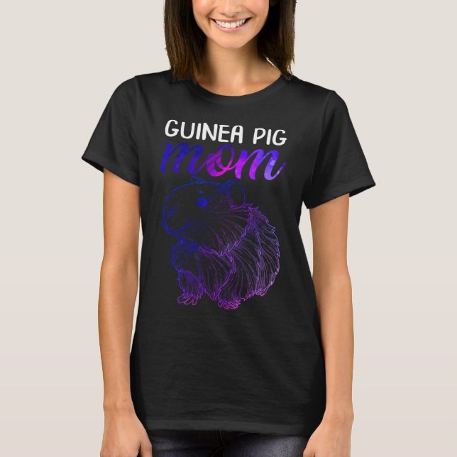 Guinea Pig Mom Cute Furry Potato Cavy Guinea Mom M T-Shirt (Front)