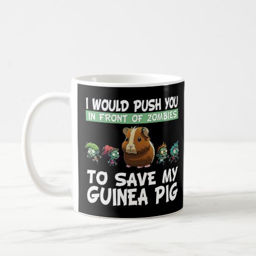 Guinea Pig Mom Dad Funny Piggy Lover Chew Cage 10  Coffee Mug