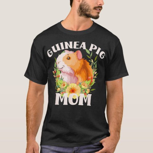 Guinea Pig Mom Furry Potato Cute Pet Animal Lover  T_Shirt