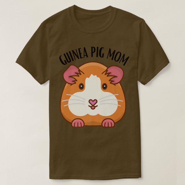 Guinea Pig Mom Girls Women  T-Shirt (Design Front)