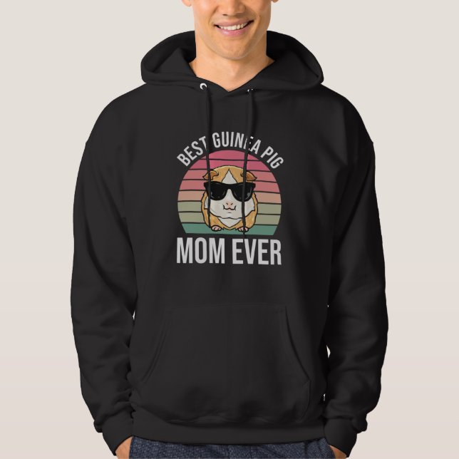 Guinea Pig Mom  Guinea Pig Hoodie (Front)