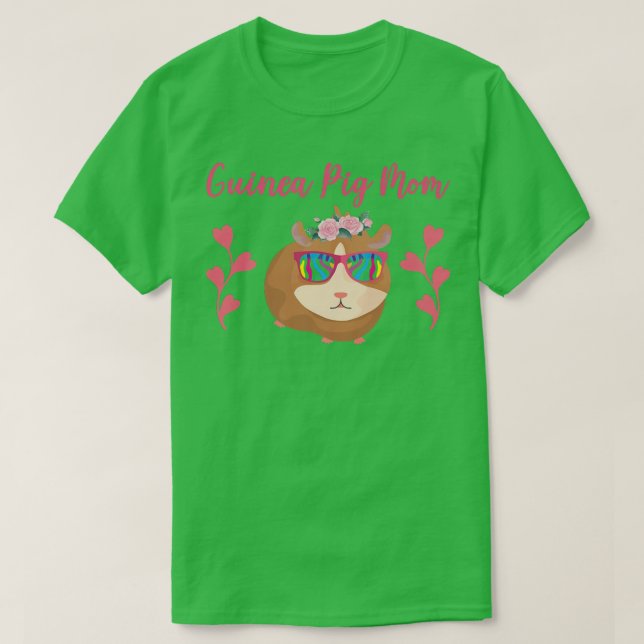 Guinea Pig Mom Guinea Pig  T-Shirt (Design Front)