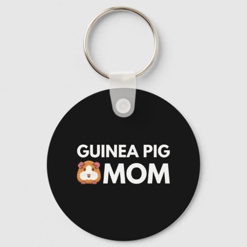 Guinea Pig Mom Keychain