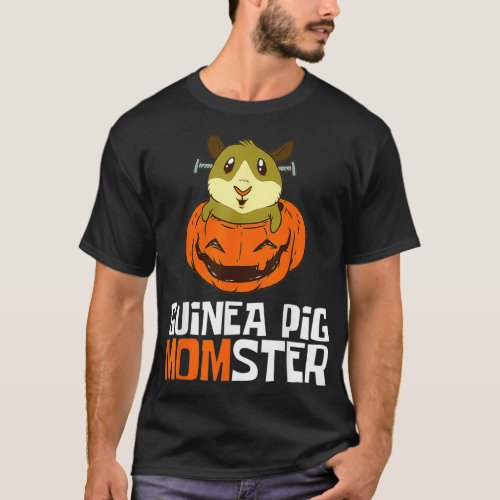 Guinea Pig Mom Momster Halloween Costume Clothes G T_Shirt