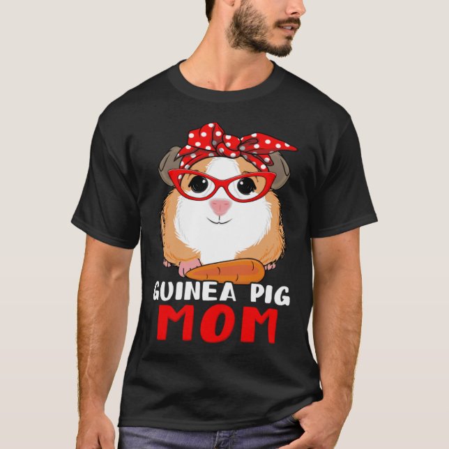 Guinea Pig Mom Mothers Day Hamster  Mama Womens T-Shirt (Front)