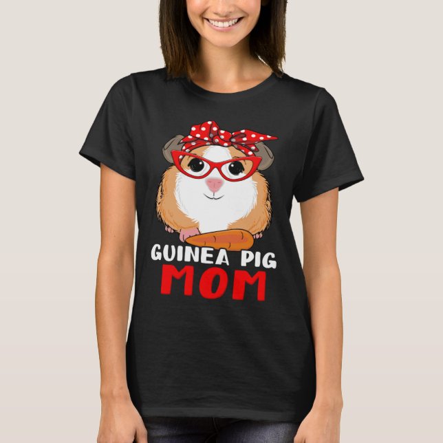 Guinea Pig Mom Mothers Day Hamster  Mama Womens T-Shirt (Front)