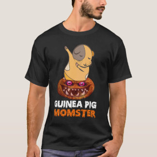 Guinea Pig Momster Pumpkin Monster Funny Halloween T-Shirt