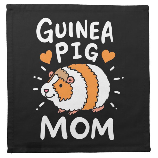 Guinea Pig Mother Cloth Napkin (Front)