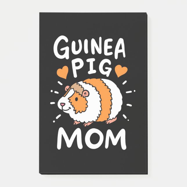 Guinea Pig Mother Post-it Notes (Front)
