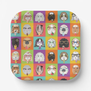 Guinea Pig Party Paper Plates
