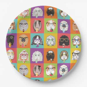 Guinea Pig Party Paper Plates