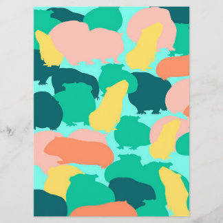 Guinea Pig Pattern Color Funny Pet Gift Ideas Menu