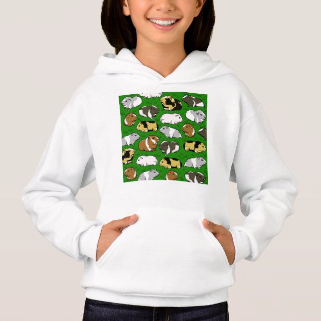 Guinea pig pattern hoodie (Front)