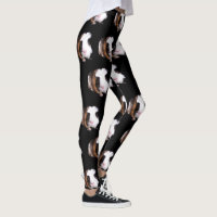 Guinea Pig Pattern, Ladies Full Print Leggings