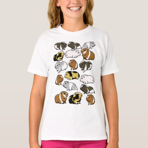 Guinea pig pattern T_Shirt