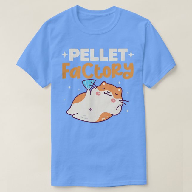 Guinea Pig Pellet Factory Rodent Kawaii  T-Shirt (Design Front)