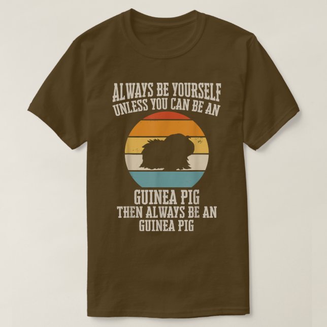 Guinea Pig Pet Peruvian Sheba 501 T-Shirt (Design Front)
