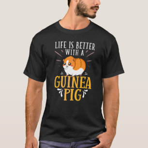 Guinea Pig Pet Piggy Food Housem T-Shirt
